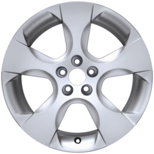 Platišča iz lahke zlitine 18" s 5 kraki, srebrne barve